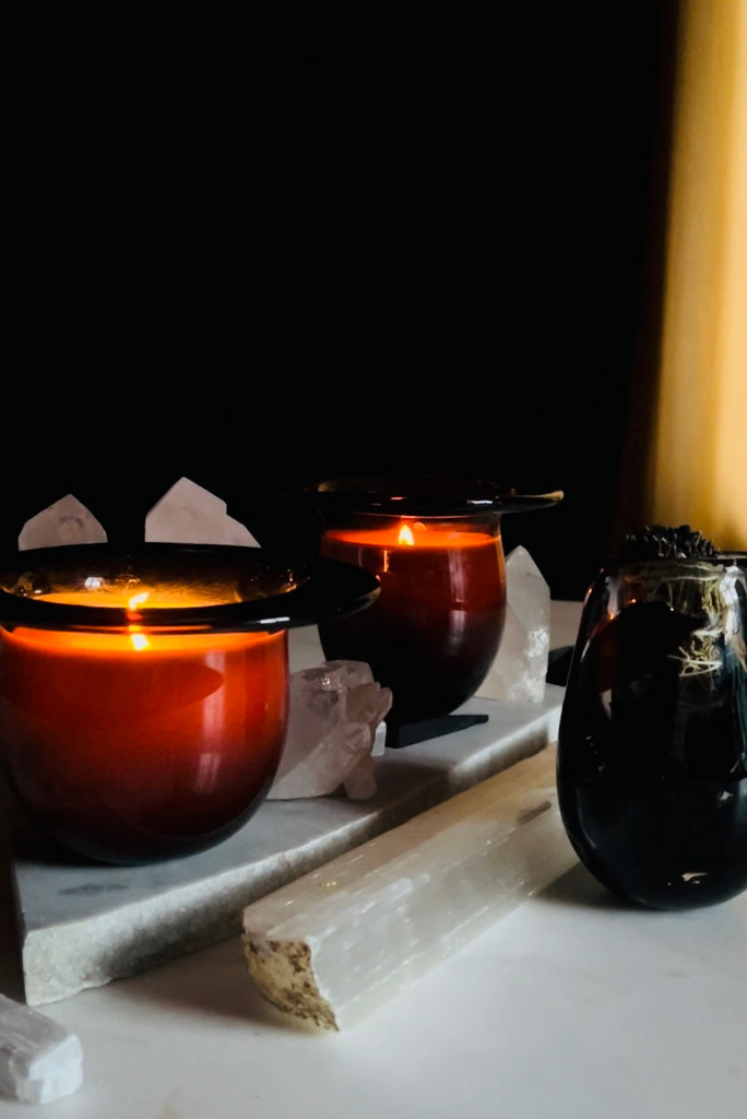 Vases Light Reign Tobacco Ring Candle/Vase Light Reign
