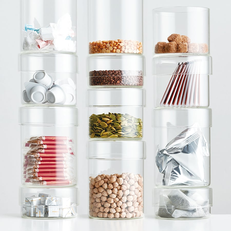 HOME ACCESSORIES Short Glass Canister KINTO USA