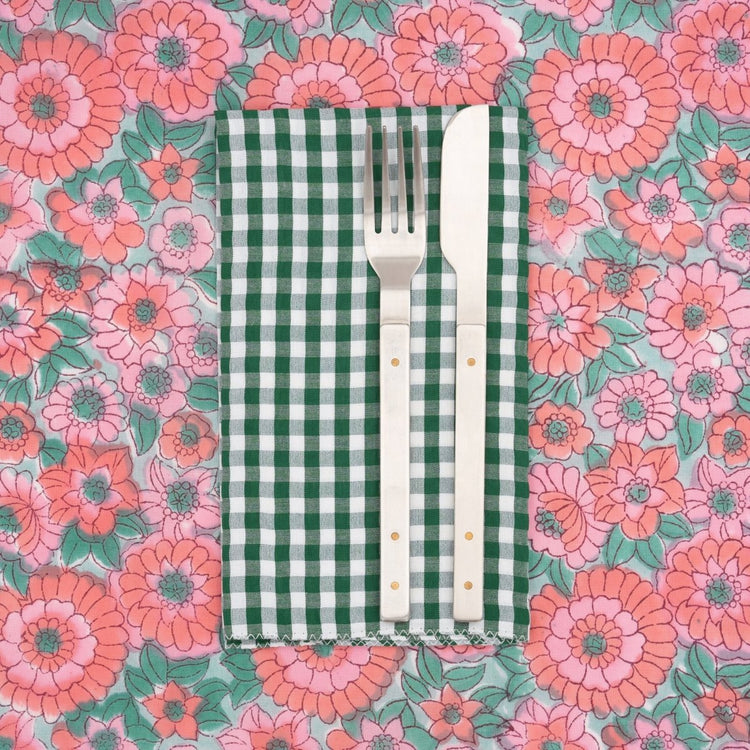 HOME DECOR Suzette Napkin in Libeccio Evergreen Suzette a table