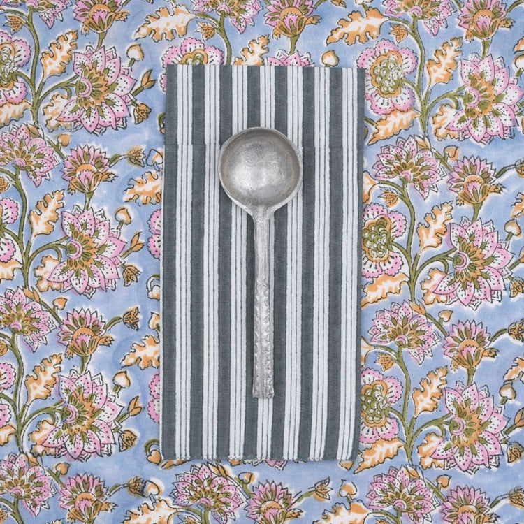 HOME DECOR Suzette Napkin in Salem Moonlight Suzette a table