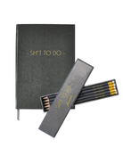 BOOKS/STATIONERY Pocket Book & Pencil Box Set Sloane Stationery