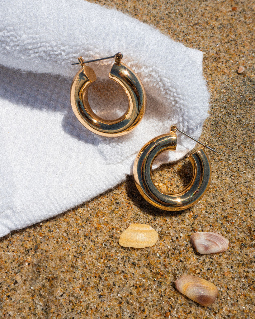 Earrings Luv Aj Malibu Tube Hoops Luv Aj