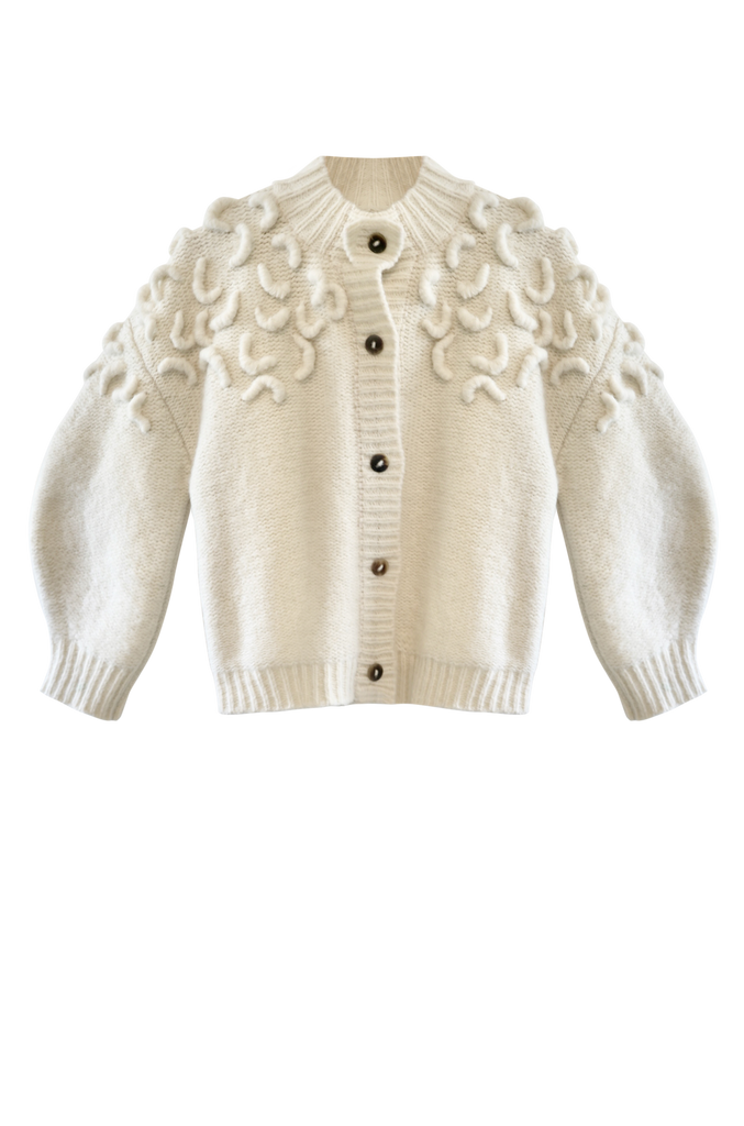 Sweaters Mirth Cusco Cardigan in Ivory Mirth