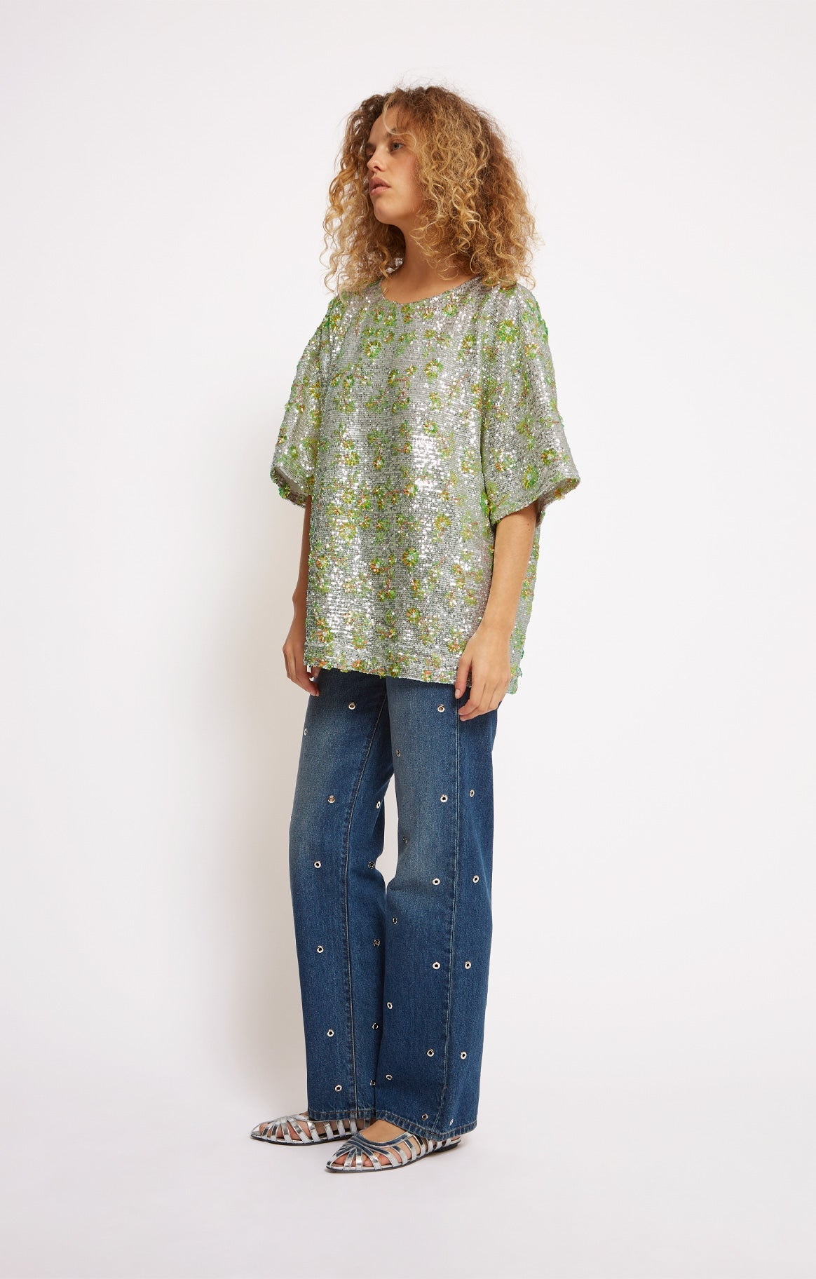 BLOUSES/SHIRTS/TOPS TOP IN ARGENT Roseanna