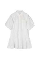 DRESSES/JUMPSUITS Crissy Cotton Poplin Dress in White Simkhai