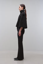 COATS/JACKET Yara Cape Jacket in Black Simkhai