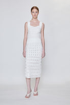 BLOUSES/SHIRTS/TOPS Gentry Knit Tank Top in Ivory Simkhai