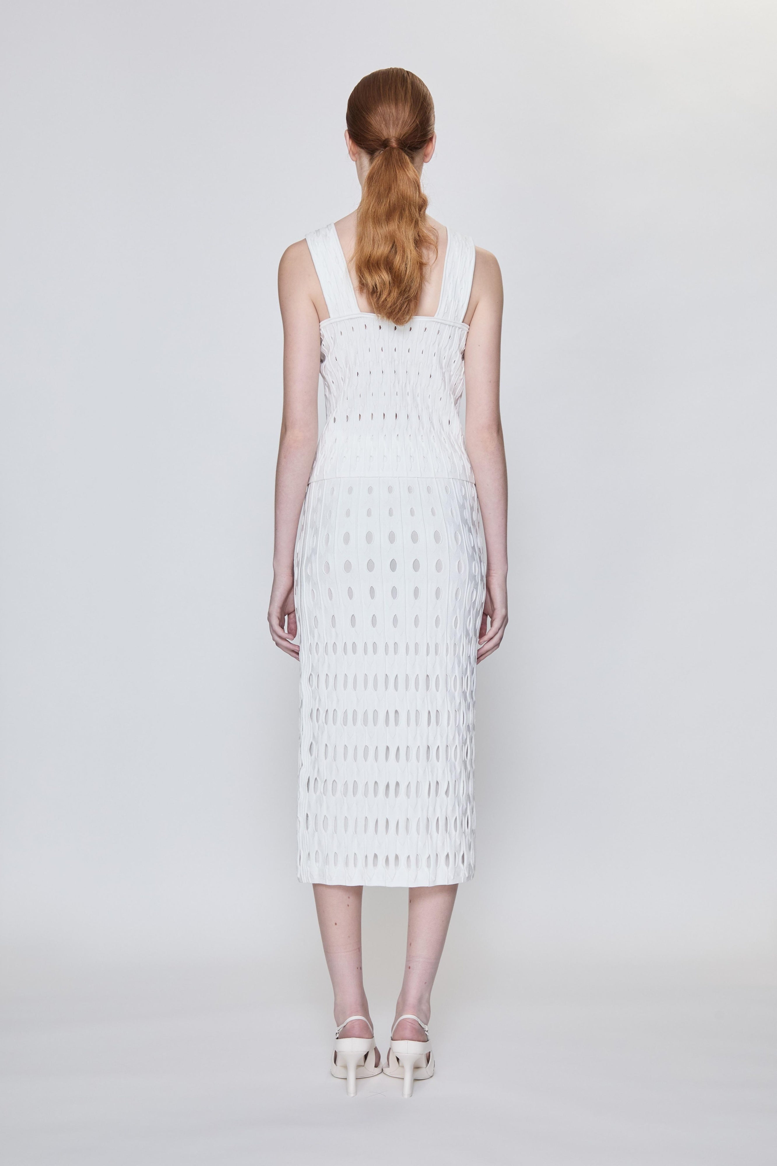 BLOUSES/SHIRTS/TOPS Gentry Knit Tank Top in Ivory Simkhai