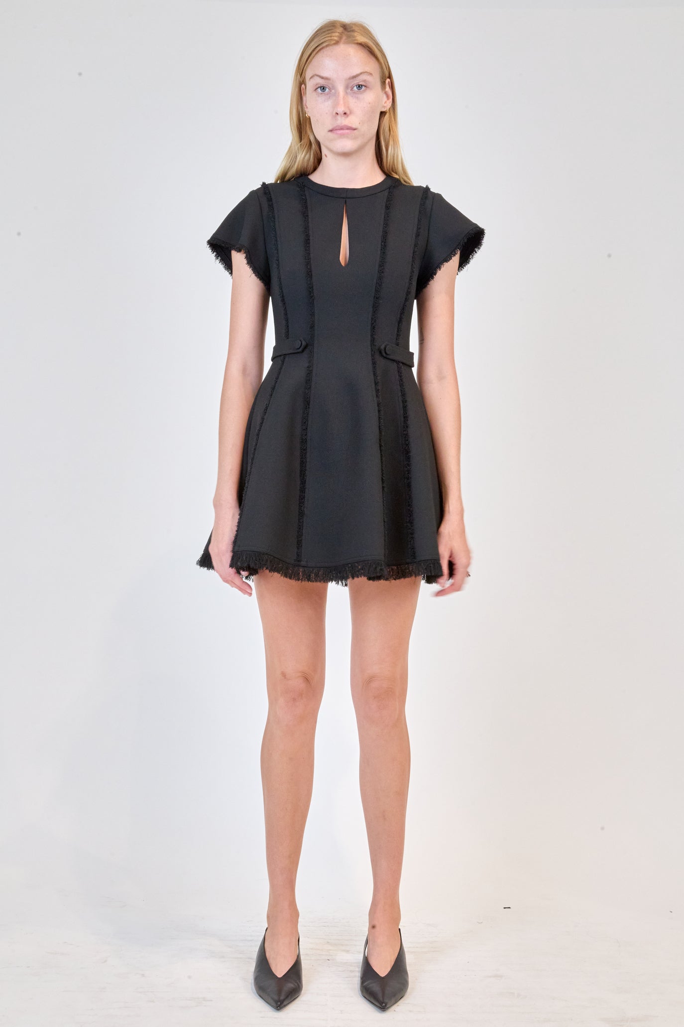 DRESSES/JUMPSUITS Anielle Mini Dress in Black Simkhai