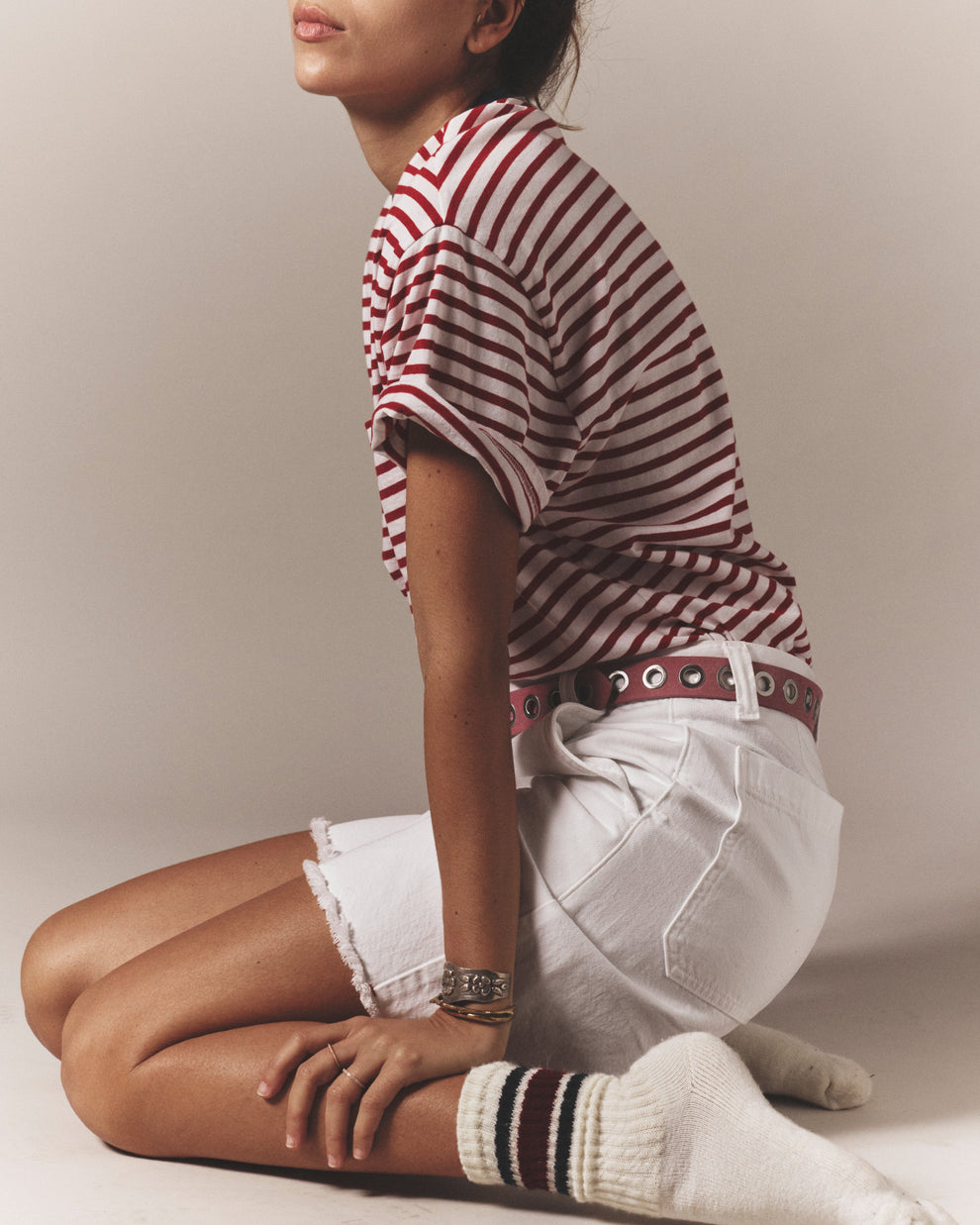 BLOUSES/SHIRTS/TOPS Paulina Tee in Red Pop Xirena