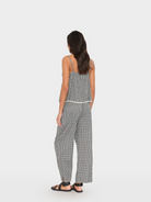 PANTS/SHORTS Olson Gingham Pant in Black Sand Xirena