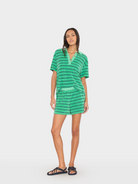 LOUNGE Shayden Terry Sweatshort in Jalapeno Xirena