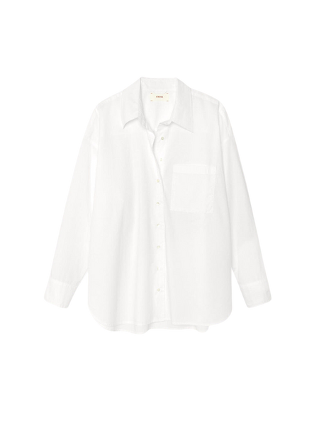 XiRENA cotton poplin シャツ xirena-shirt-white-channing-