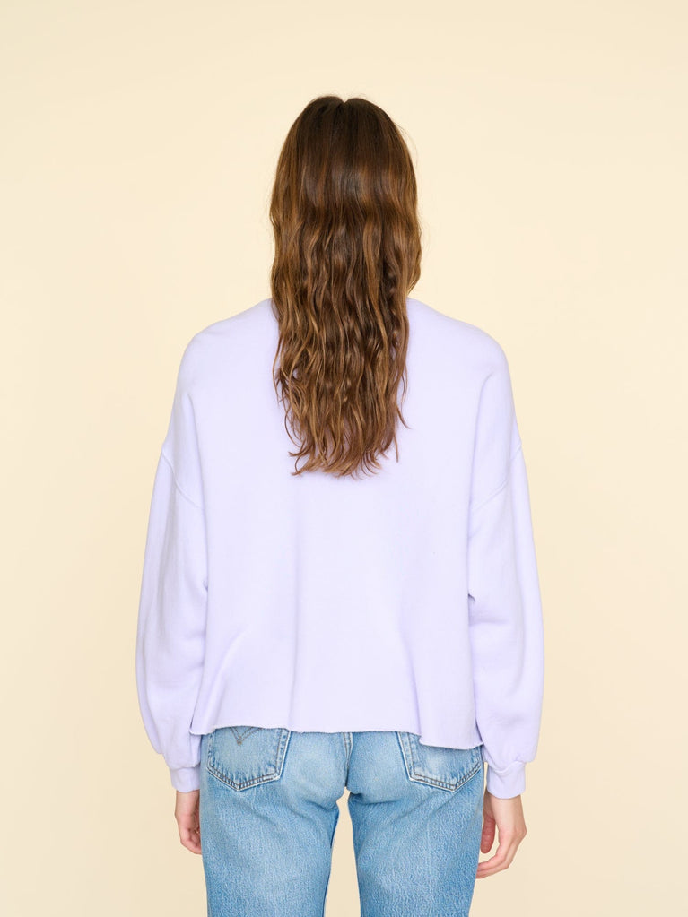 Tops Xirena Honor Sweatshirt in Pale Iris Xirena