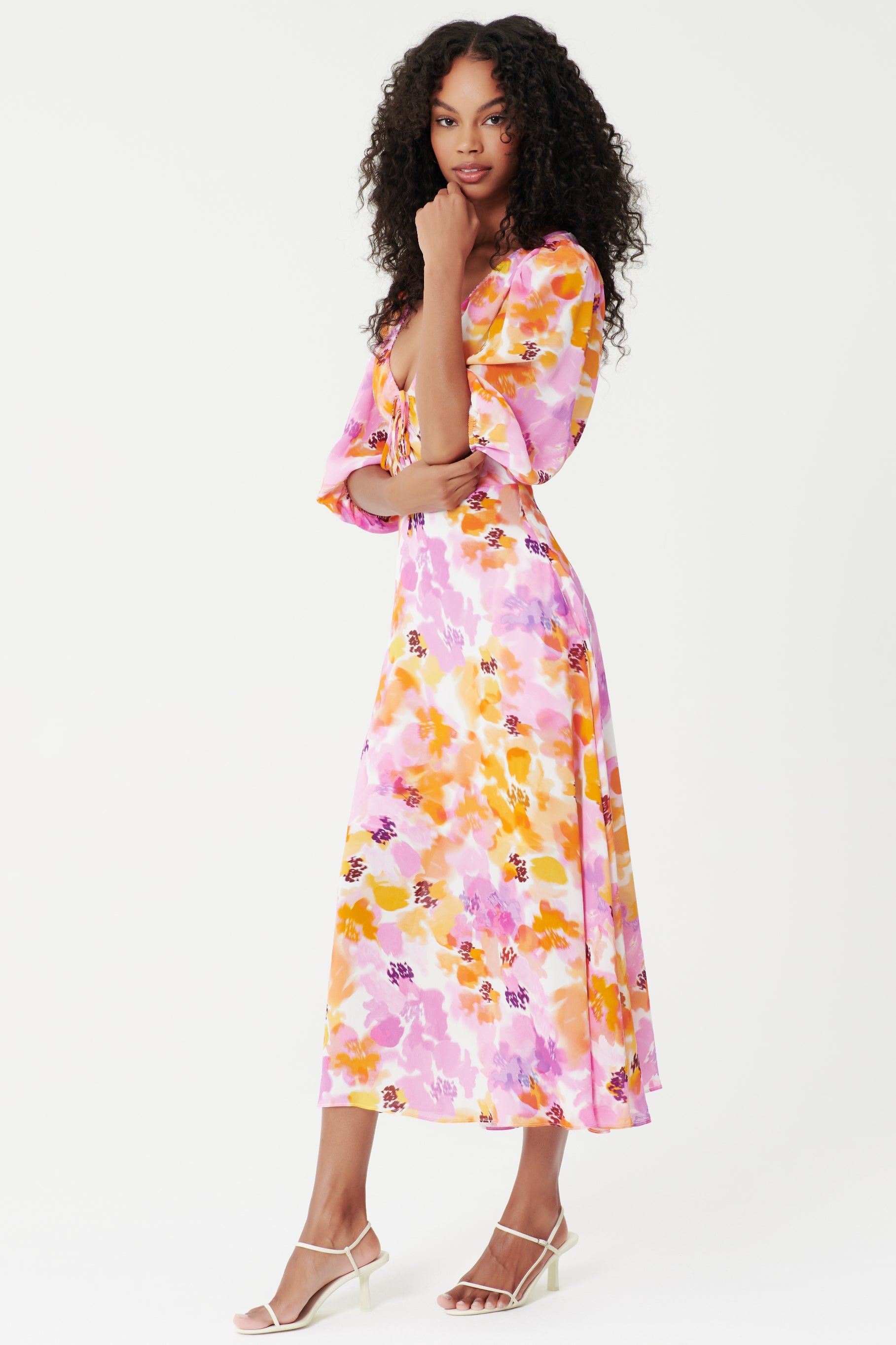 Danielle Dress in Bassett Floral Serafina