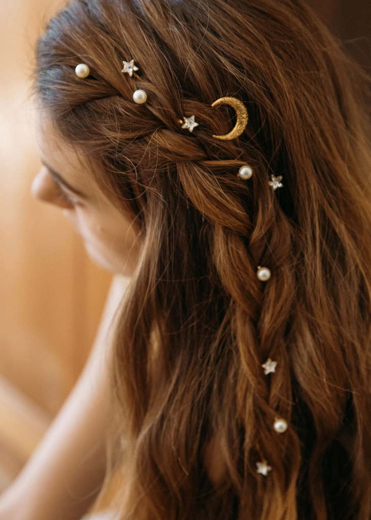 Hair Accessories Jennifer Behr Oberon Bobby Pin Set Jennifer Behr