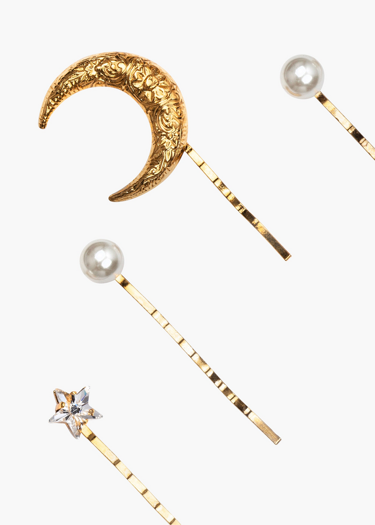 Hair Accessories Jennifer Behr Oberon Bobby Pin Set Jennifer Behr