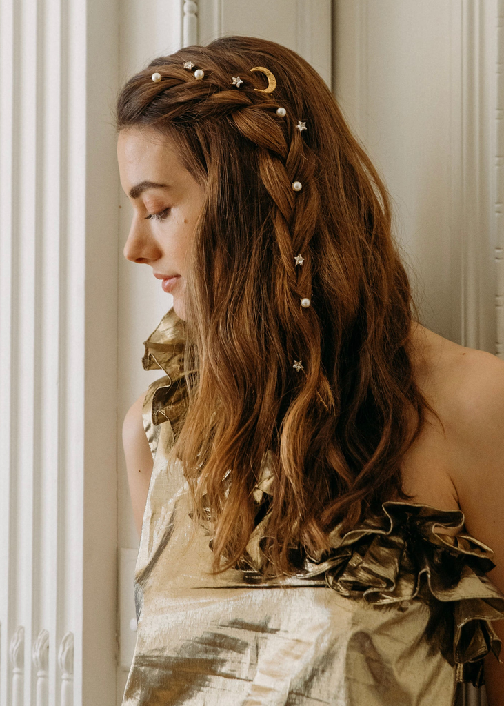 Hair Accessories Jennifer Behr Oberon Bobby Pin Set Jennifer Behr