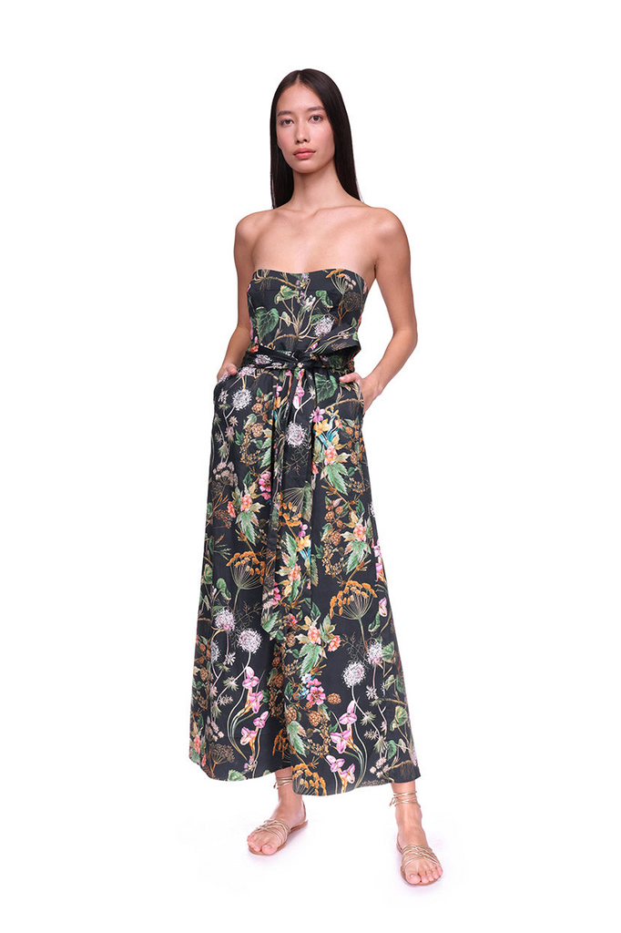 Jumpsuits Cara Cara Elsa Jumpsuit in Black Floral Cara Cara