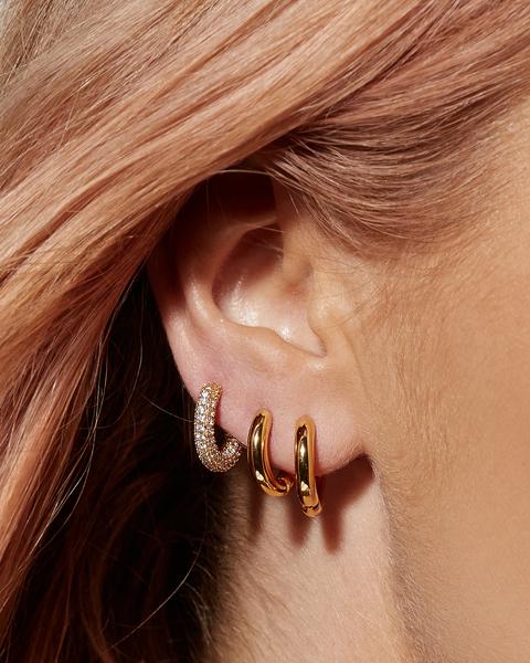 Earrings Luv Aj Amalfi Huggies Luv Aj