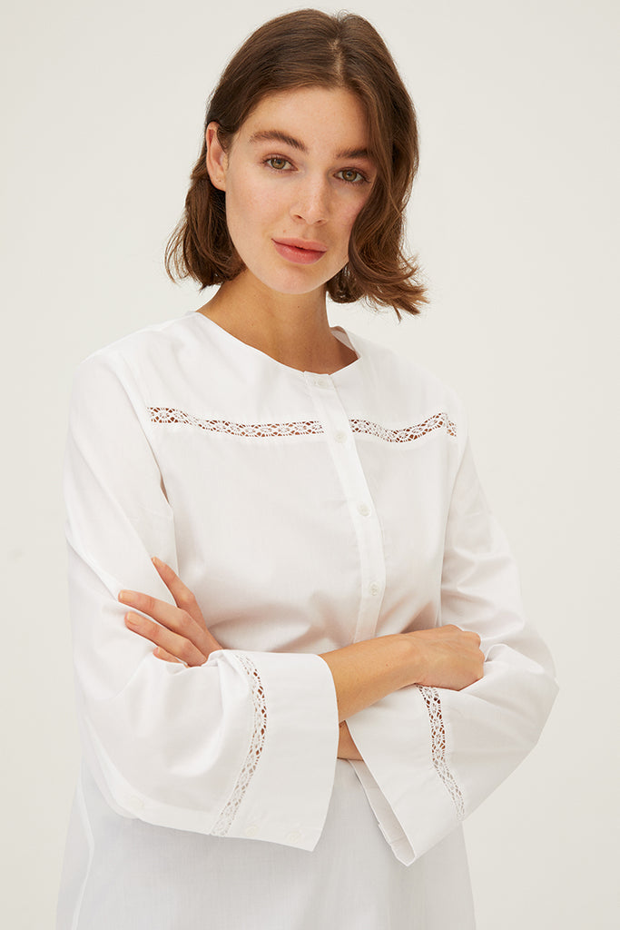 Tops Harshman Kalina Tunic in White Harshman