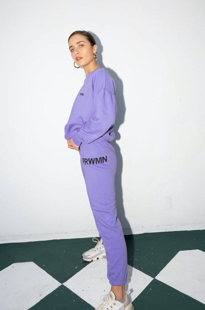 Pants SPRWMN Small Logo Sweatpants in Purple Sprwmn
