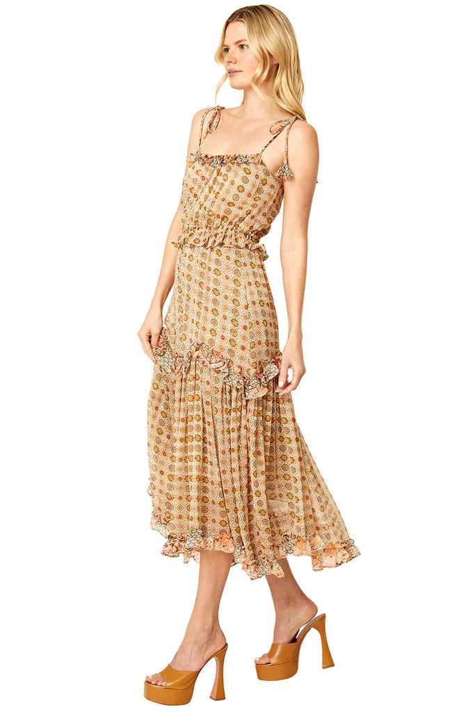 Dresses Misa Nati Dress in Flora Tile Misa