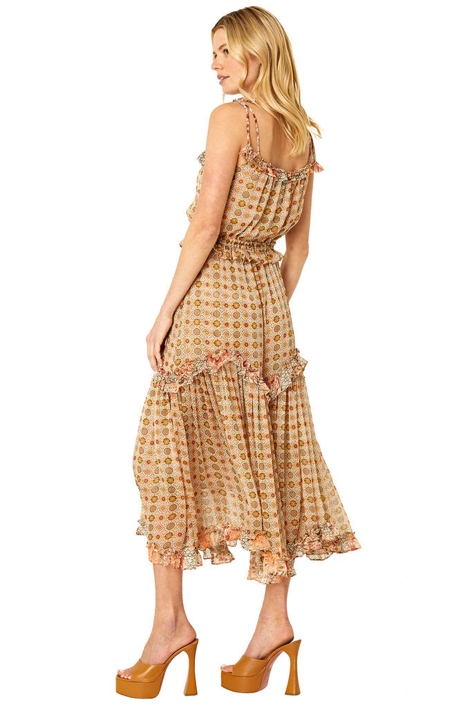 Dresses Misa Nati Dress in Flora Tile Misa