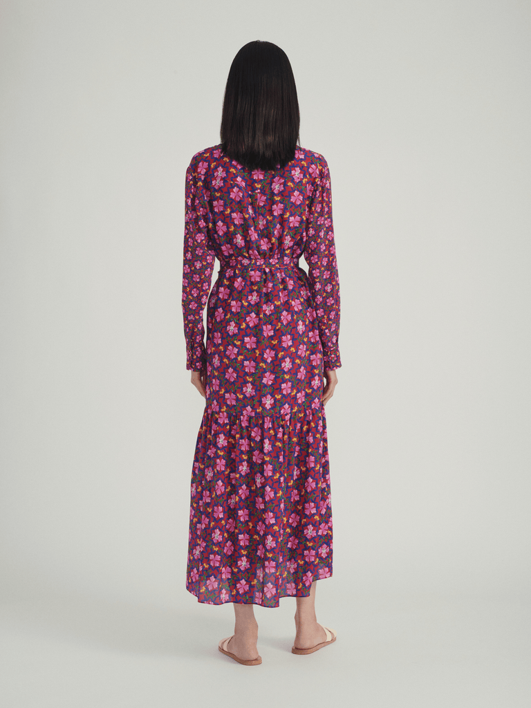 Dresses Saloni Bobbi Dress in Wine Saloni