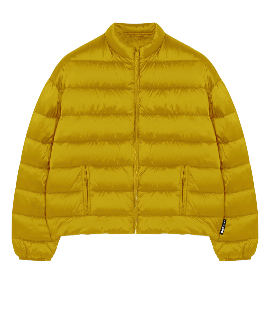 Jackets OOF Wear Padded Cropped Jacket in Acid Green OOF Wear