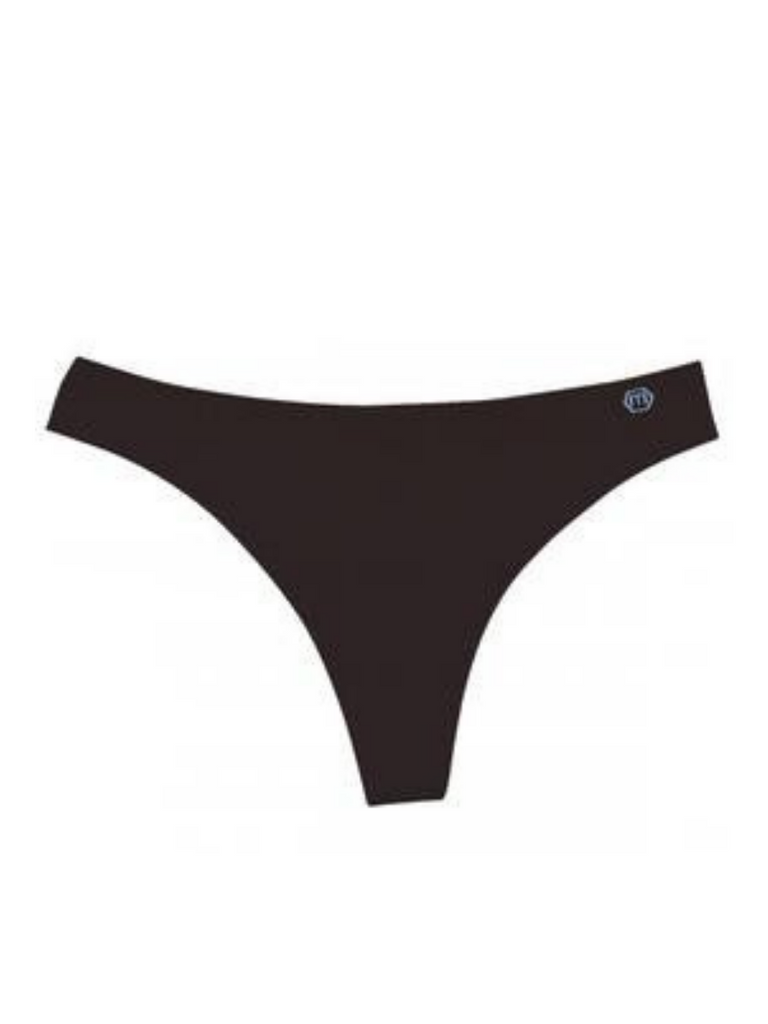 Intimates Miel Sisters Luna Thong in Black Miel Sisters
