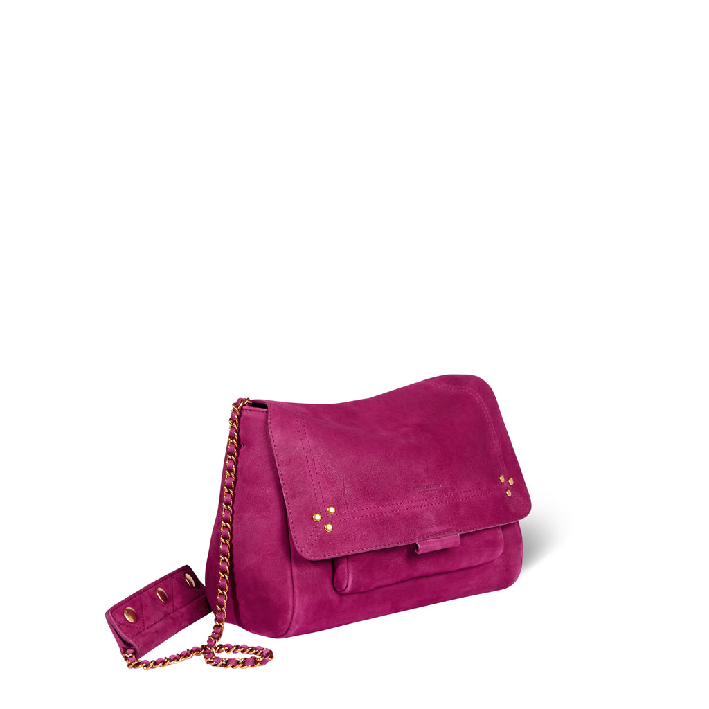 Handbags Jerome Dreyfuss Medium Lulu Handbag in Hot Pink Jerome Dreyfuss