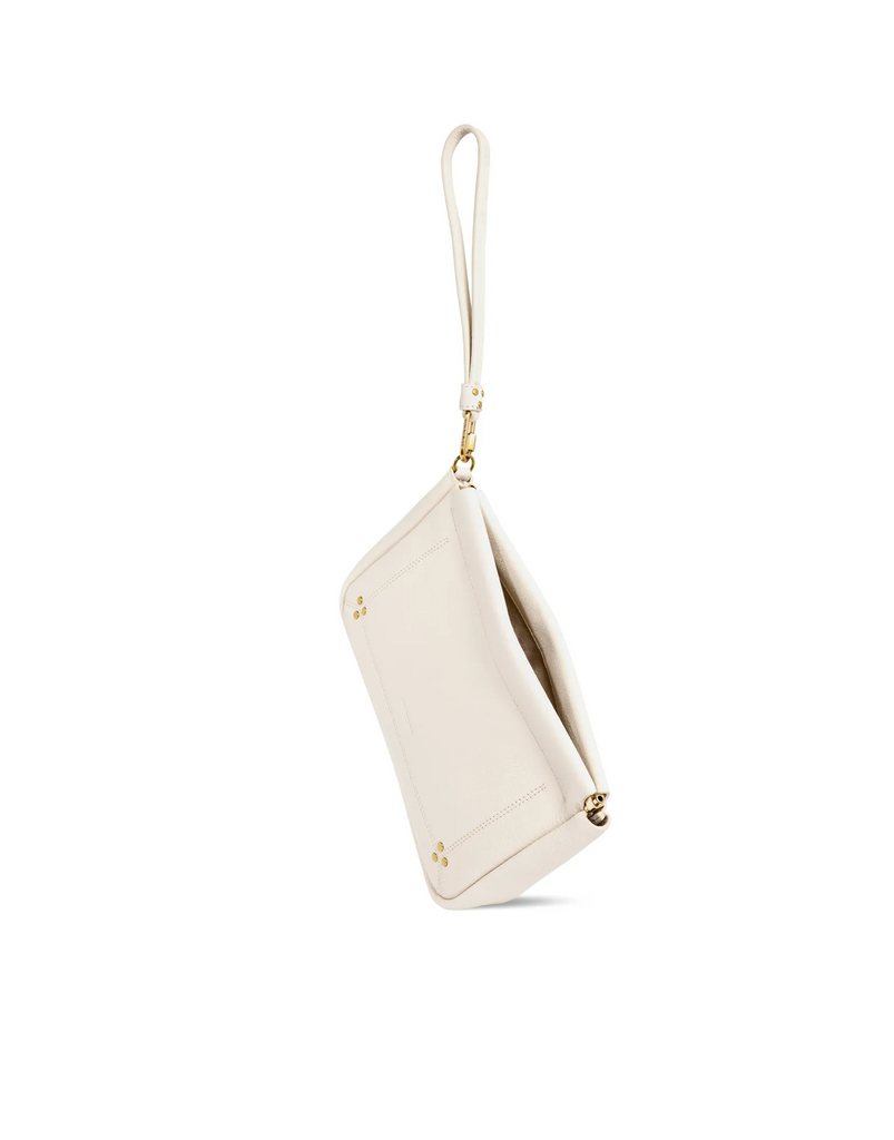 Handbags Jerome Dreyfuss Clap Clutch in Creme Jerome Dreyfuss