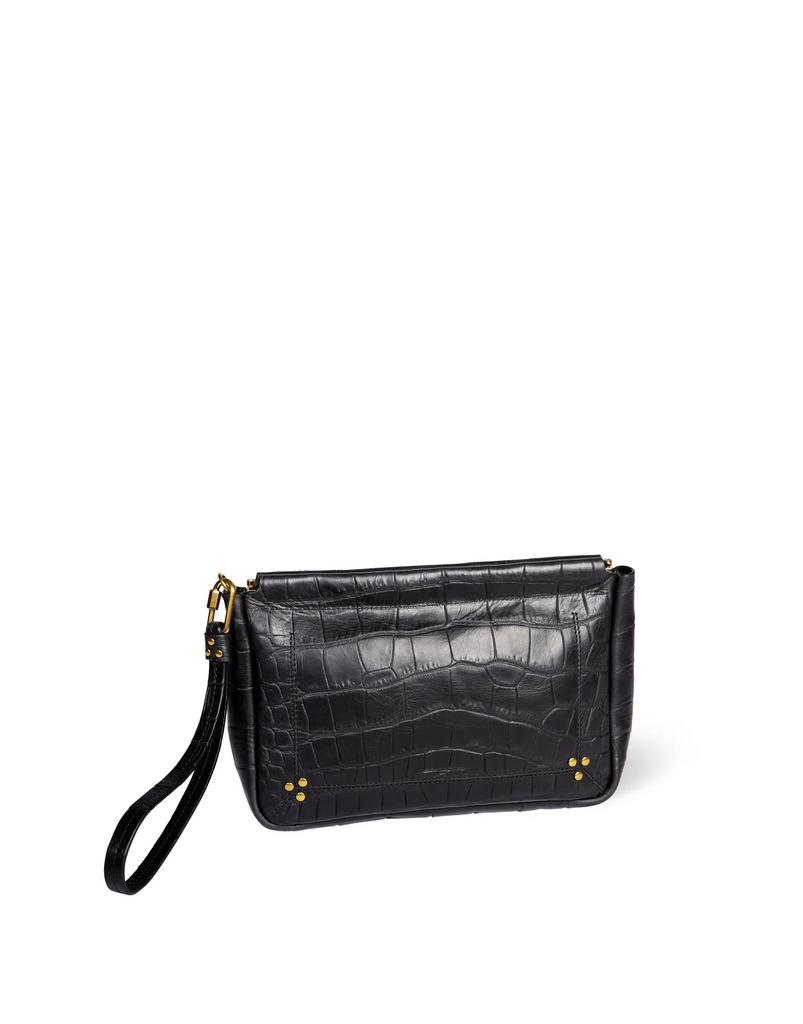 Handbags Jerome Dreyfuss Clap Clutch in Noir Jerome Dreyfuss