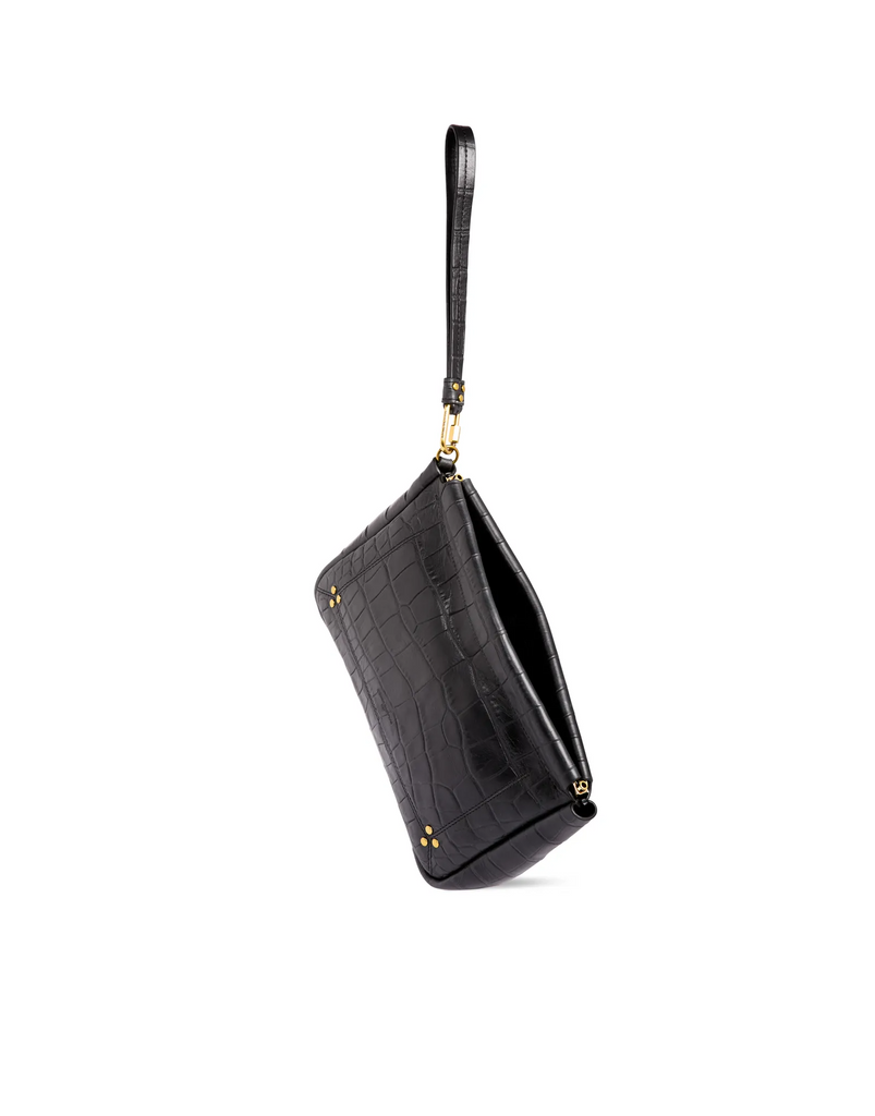 Handbags Jerome Dreyfuss Clap Clutch in Noir Jerome Dreyfuss