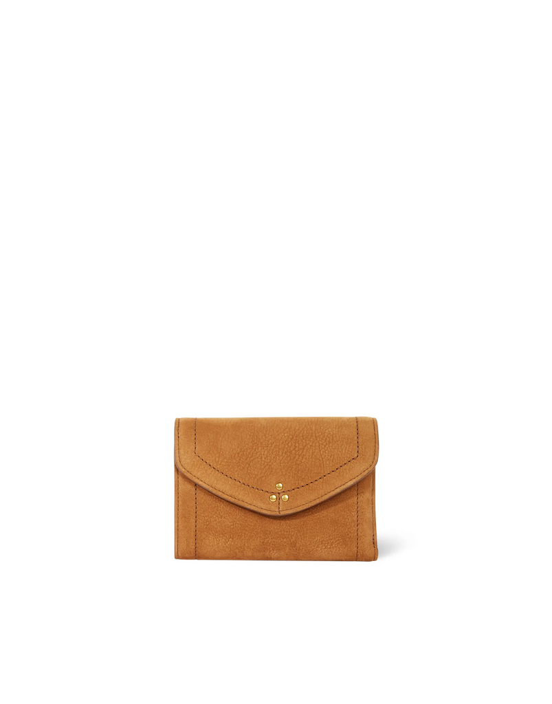 Wallets Jerome Dreyfuss Large Helmut Wallet in Tan Jerome Dreyfuss