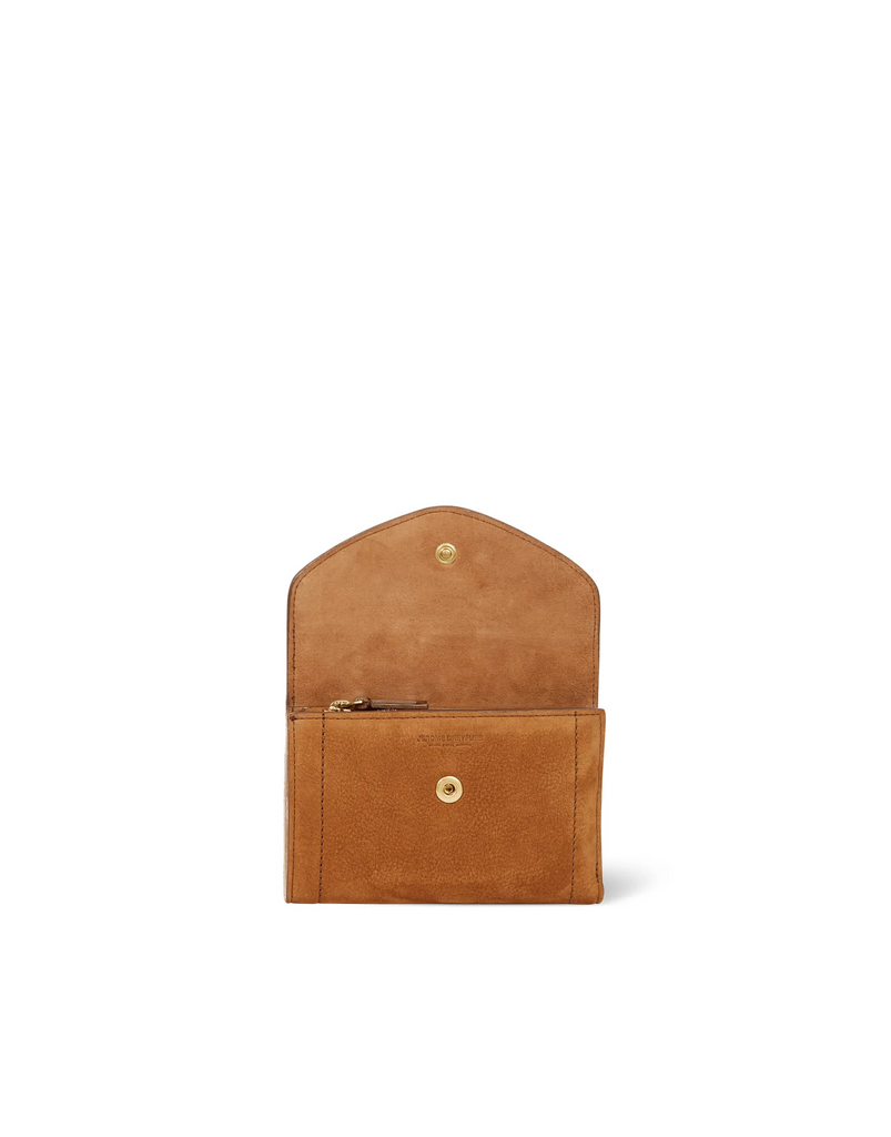 Wallets Jerome Dreyfuss Large Helmut Wallet in Tan Jerome Dreyfuss