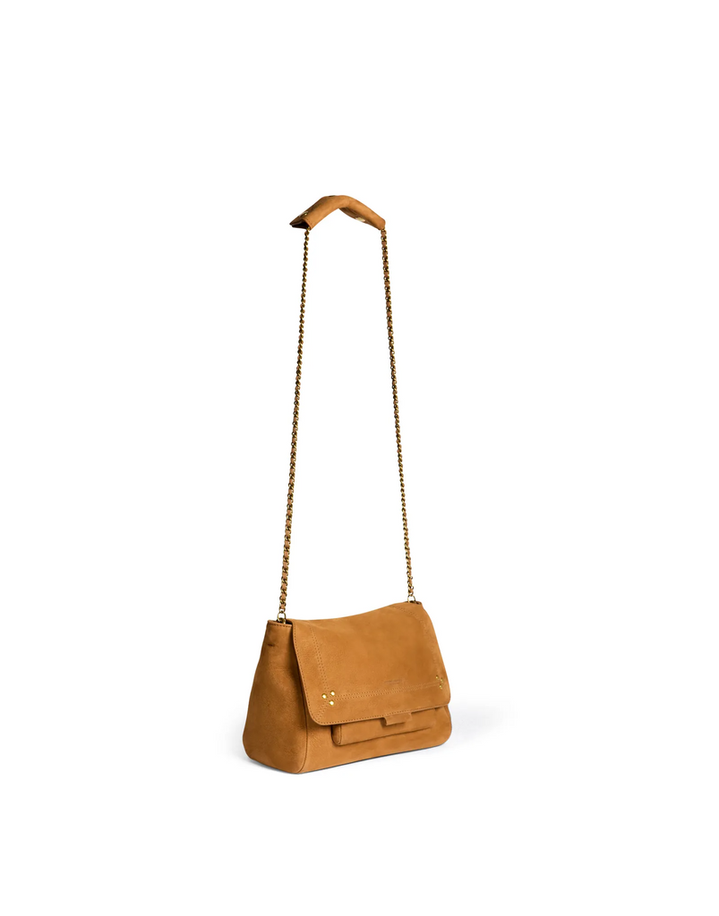 Handbags Jerome Dreyfuss Medium Lulu Handbag in Tan Jerome Dreyfuss