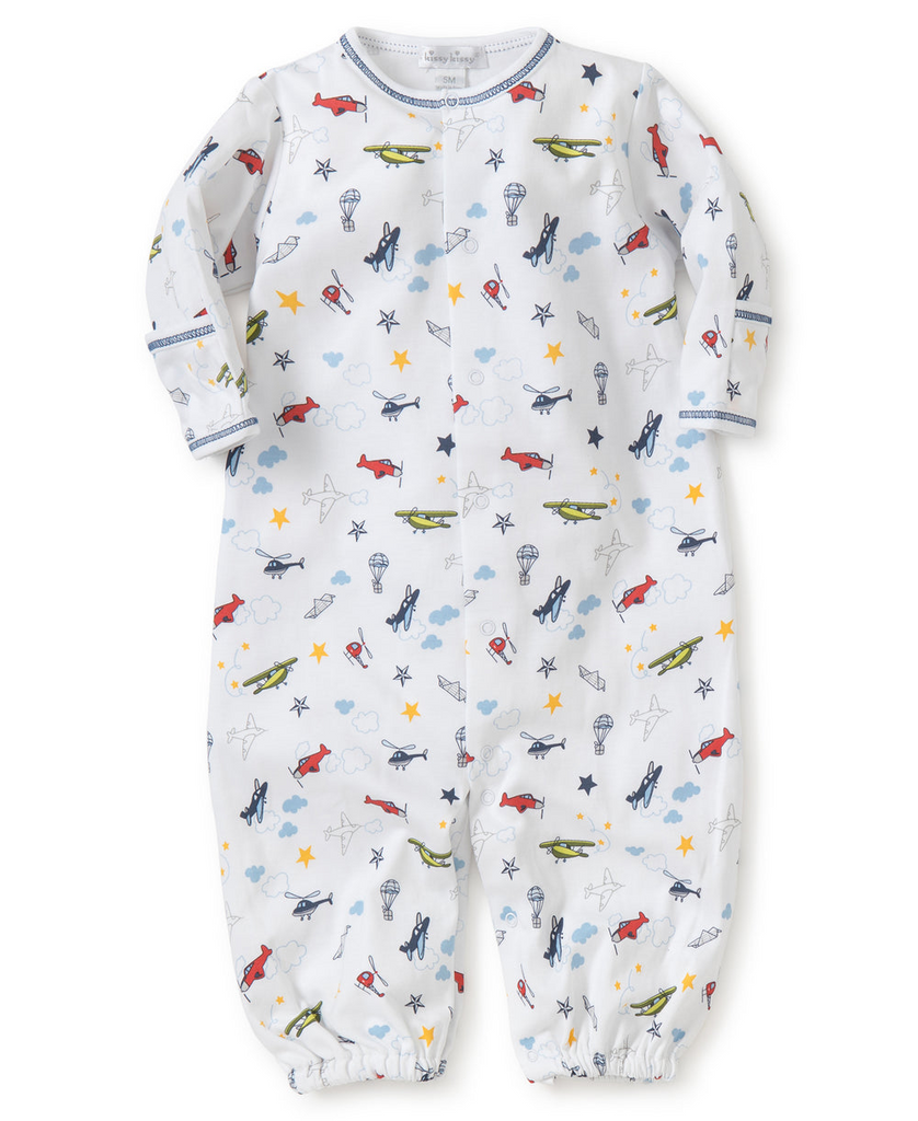 Baby Kissy Kissy Baby Gown in Aviator Print Kissy Kissy