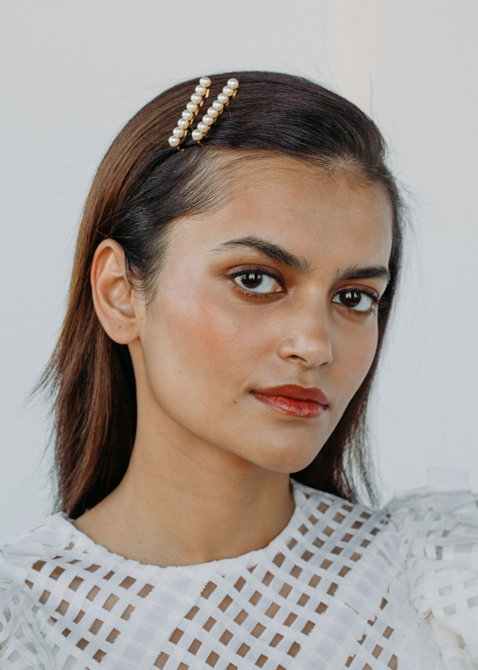 Hair Accessories Jennifer Behr Gracie Pearl Bobby Pin Set Jennifer Behr
