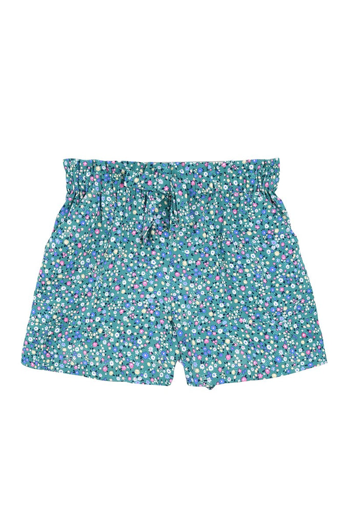 Shorts Molly Bracken Flare Floral Shorts in Green Molly Bracken