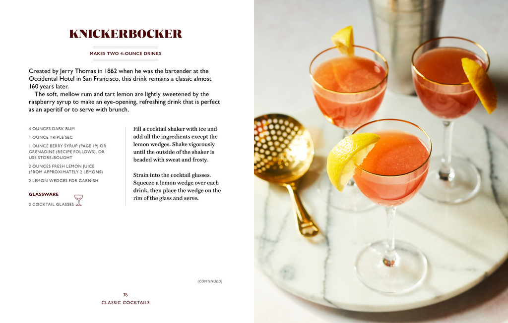 Books The Artisanal Kitchen: Classic Cocktails Workman Publishing
