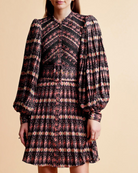 Dresses TiMo Plissé Mini Dress in Flower Vine TiMo