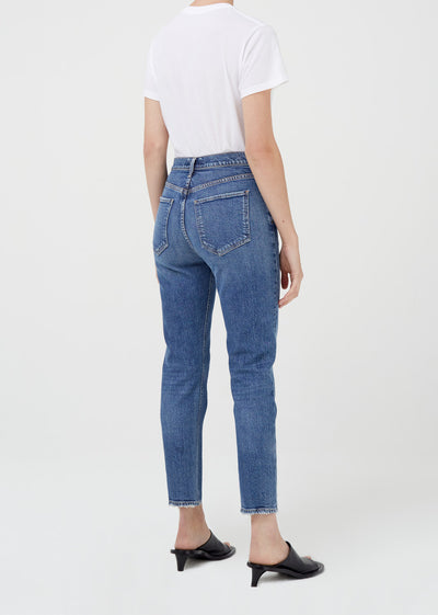 Jeans Agolde Riley Crop Jean in Silence Agolde