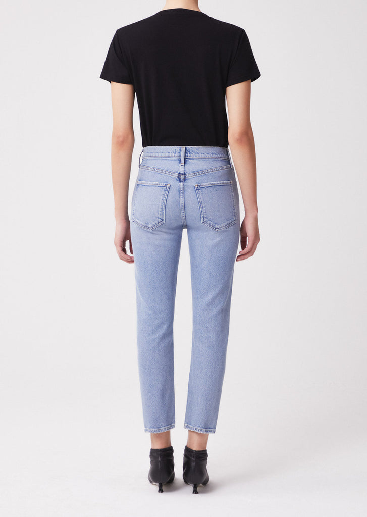 Jeans Agolde Riley Crop Jean in Shiver Agolde