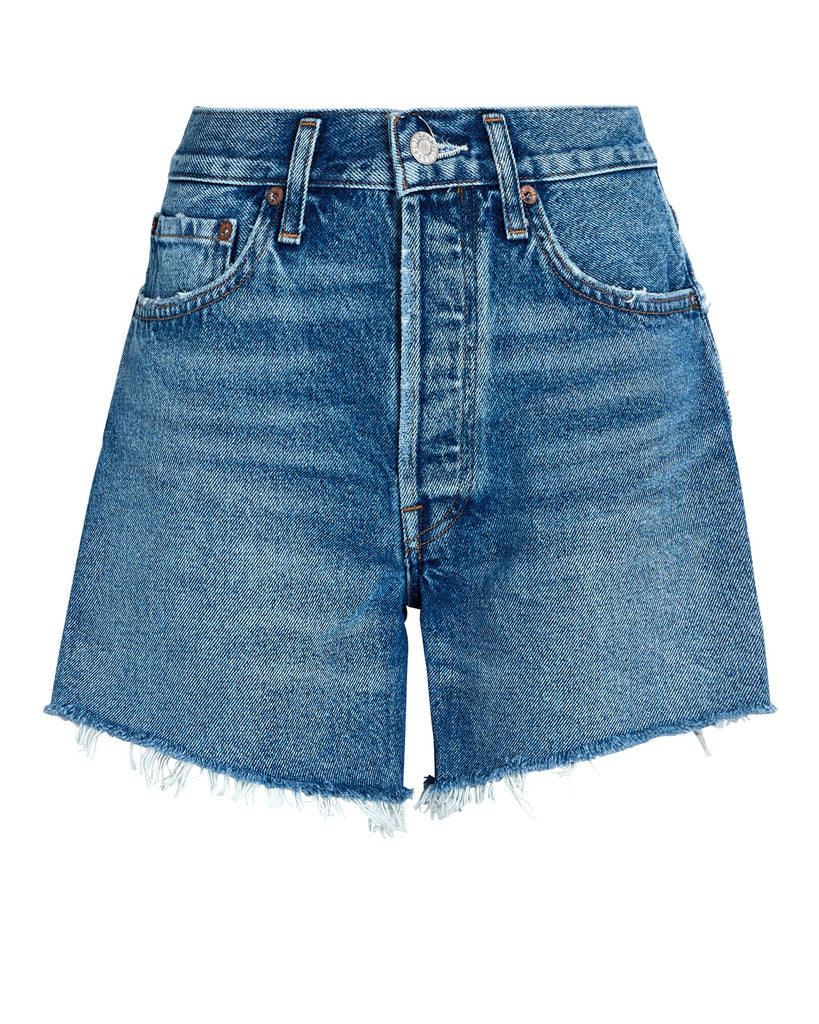 Shorts Agolde Parker Long Short in Skywave Agolde