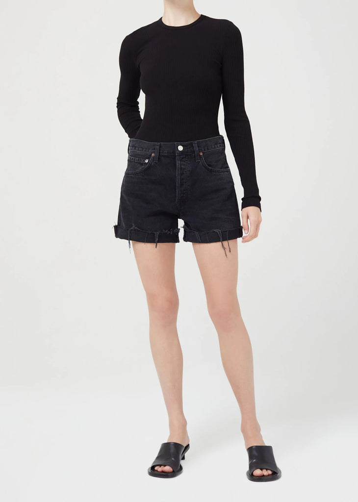 Shorts Agolde Parker Long Cuffed Short in Lucid Agolde