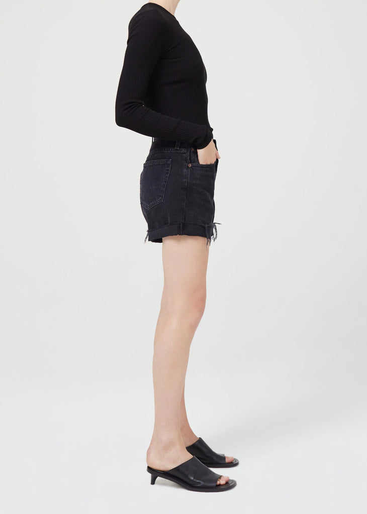 Shorts Agolde Parker Long Cuffed Short in Lucid Agolde