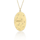 Necklaces Brooke Gregson Aquarius Astrology Necklace in Yellow Gold Brooke Gregson