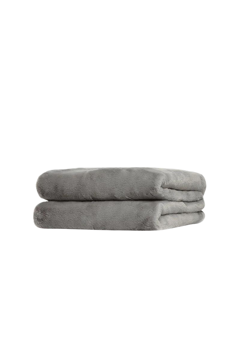 Apparis Brady faux-fur blanket - Green